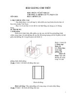 BÀI GIẢNG CHI TIẾT hình cắt pptx