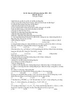 Kỳ thi khảo sát chất lượng năm học 2010 – 2011 Môn thi :vật lý 11 pot