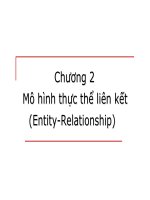 Bài giảng Nhập môn Cơ sở dữ liệu - Chương 2 docx