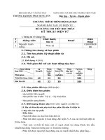 ĐỀ CƯƠNG CHI TIẾT HỌC PHẦN KỸ THUẬT ĐIỆN TỬ doc