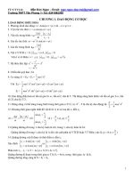 CHƯƠNG 1. DAO ĐỘNG CƠ HỌC pptx