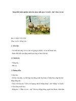 Sáng kiến kinh nghiệm môn âm nhạc mẫu giao 3-4 tuổi – bài 3 đàn vịt con ppt