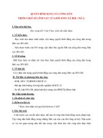 Giáo án Công Dân lớp 12: QUYỀN BÌNH ĐẲNG CỦA CÔNG DÂN TRONG MỘT SỐ LĨNH VỰC CỦA ĐỜI SỐNG XÃ HỘI(tiết 1) pdf