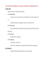 Giáo án Đại Số lớp 10: BẤT PHƯƠNGTRÌNH VÀ HỆ BẤT PHƯƠNG TRÌNH MỘT ẨN pps