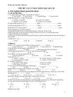 Ôn tập: Vật lý hạt nhân ( Nâng cao) ppt