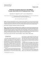 Báo cáo lâm nghiệp: 