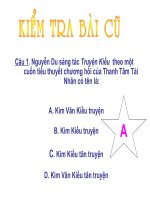 Trao duyên của nguyễn du