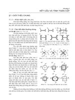 Chương 7: KẾT CẤU VÀ TÍNH TOÁN CỘT ppsx
