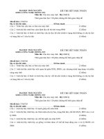 Đề thi môn Phát triển PM HĐT với UML - đề 16 ppsx