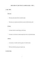 KHÁI NIỆM VỀ THỂ TÍCH CỦA KHỐI ĐA DIỆN – TIẾT 2 docx