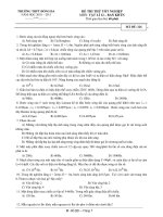 ĐỀ THI THỬ TỐT NGHIỆP MÔN: VẬT LÍ 12 – MÃ ĐỀ: 226 ppt