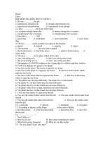 BÀI KIỂM TRA KIẾN THỨC CƠ BẢN 8 pptx