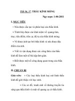 Tiết 56, 57. THẤU KÍNH MỎNG N pot
