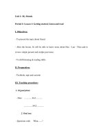 Unit 1: My friendsPeriod 2: Lesson 1: Getting started, Listen and read docx