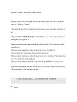 Relative Clauses - who, whose, where, which pdf