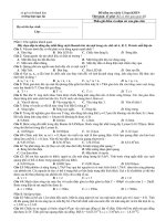 Đề kiểm tra vật lý 12 ban KHTN Thời gian: 45 phút - Đề số 1 pot