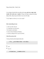 Động từ khuyết thiếu - Modal Verbs doc