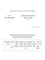 MẪU DANH SÁCH ĐỐI TƯỢNG ĐỀ NGHỊ GIẢI QUYẾT CHẾ ĐỘ TRỢ CẤP MỘT LẦN pps
