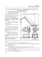 Giáo trình kết cấu kim loại máy trục -Phần II KẾT CẤU KIM LOẠI CỦA CÁC MÁY TRỤC - Chương 4 ppt