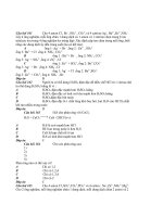 Đề thi trắc nghiệm hóa học - đề 30 potx