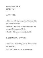 Hình học lớp 9 - Tiết 38: LUYỆN TẬP pps