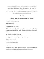 CHƯƠNG TRÌNH KHUNG TRÌNH ĐỘ TRUNG CẤP NGHỀ, CHƯƠNG TRÌNH KHUNG TRÌNH ĐỘ CAO ĐẲNG NGHỀ CHO NGHỀ “SỬA CHỮA MÁY TÀU THỦY” pot