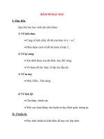 Giáo án Đại Số lớp 10: HÀM SỐ BẬC HAI pps