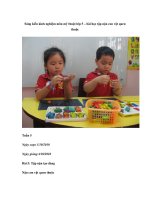 Sáng kiến kinh nghiệm môn mỹ thuật lớp 5 – bài học tập nặn con vật quen thuộc pot