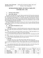 KẾ HOẠCH HOẠT ĐỘNG TỔ TOÁN-LÝ-HÓA-TIN NĂM HỌC 2011 - 2012 ppsx
