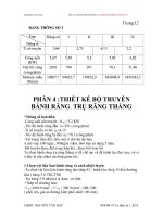 ĐỒ ÁN CƠ SỞ THIẾT KẾ MÁY 