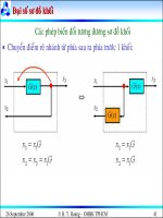 Bài giảng lý thuyết điều khiển tự động - Mô hình toán học, hệ thống điều khiển liên tục part 5 potx