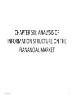 CHAPTER SIX: ANALYSIS OF INFORMATION STRUCTURE ON THE FIANANCIAL MARKET doc