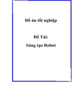 Tính toán thiết kế robot tự động
