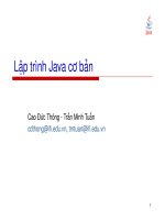 Lập trình Java cơ bản pps