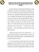 Giáo trình hình thành quy trình phân tích kỹ thuật quan sát sự chuyển đổi nền kinh tế thị trường p1 ppt
