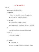 Giáo án Đại Số lớp 10: ÔN TẬP CHƯƠNG II pps