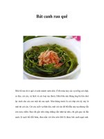 Bát canh rau quê pot