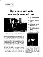 Vật lí đại cương các nguyên lí và ứng dụng - Tập 1 Cơ học và nhiệt học - Chương 12 docx