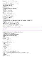 TIẾNG NHẬT SƠ CẤP 3 doc