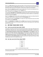 Giáo trình tổng hợp những cách điều chỉnh mạng TCIP và OSI phần 3 ppt