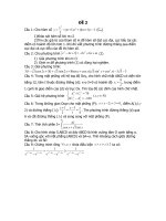 Đề ôn tập môn toán - đề 28 pdf