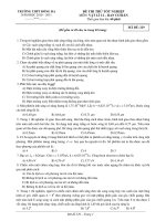 ĐỀ THI THỬ TỐT NGHIỆP MÔN: VẬT LÍ 12 – BAN KHTN Thời gian làm bài: 60 phút MÃ ĐỀ: 229 doc