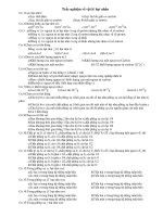 Trắc nghiệm về vật lý hạt nhân docx