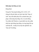 Khôi phục hệ thống an toàn pdf