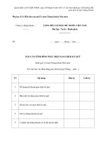 Mẫu báo cáo gửi Ủy ban Chứng khoán Nhà nước ppt