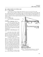 Giáo trình kết cấu kim loại máy trục -Phần II KẾT CẤU KIM LOẠI CỦA CÁC MÁY TRỤC - Chương 6 pps