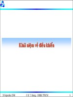 Bài giảng lý thuyết điều khiển tự động - Phần tử và hệ thống tự động part 2 pptx