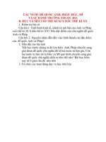 Giáo án Lịch Sử lớp 10: CÁC NƯỚC ĐẾ QUỐC ANH, PHÁP, ĐỨC, MĨ VÀ SỰ BÀNH TRƯỚNG THUỘC ĐỊA (tiết 2) pptx