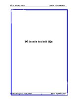 Đồ án môn học lưới điện ppt