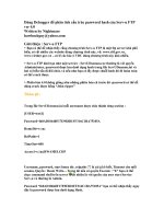 Dùng Debugger để phân tích cấu trúc password hash của Serv pps